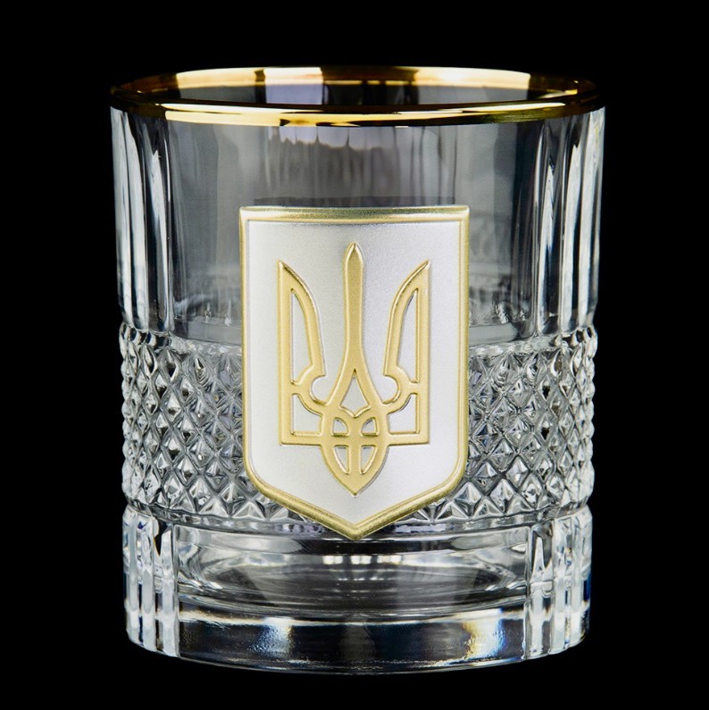 Набір для віскі "Гербовий з тризубцем" 7 предметів Boss Crystal Фото 2